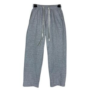 MANFINITY Sweatpants Mens XS Gray Lounge Knit Elastic Waist Drawstring Pockets